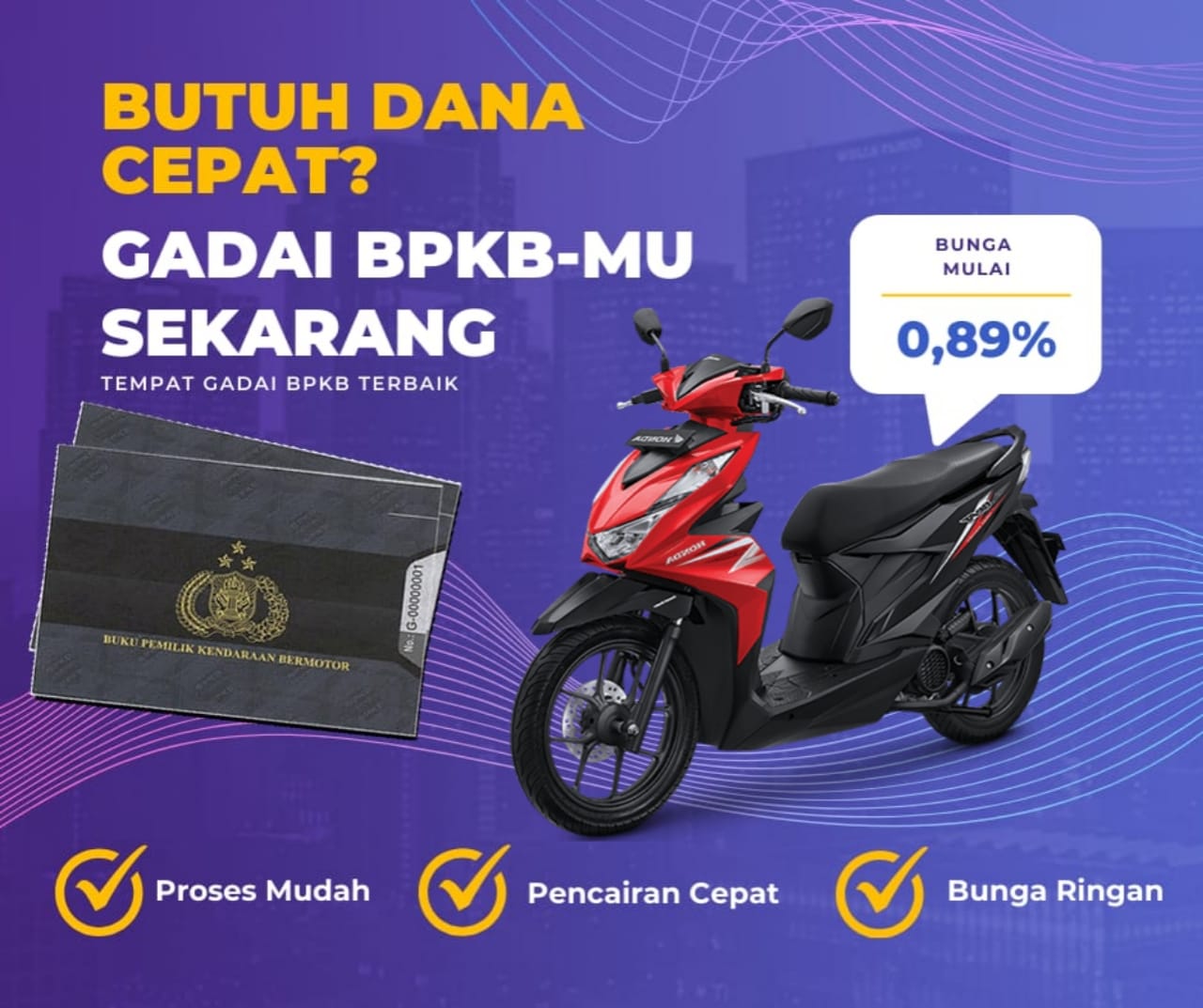 Pinjaman Dana Jaminan Bpkb Motor Honda Beat Sporty Dapat Pinjaman Berapa? Seperti Ini Simulasinya